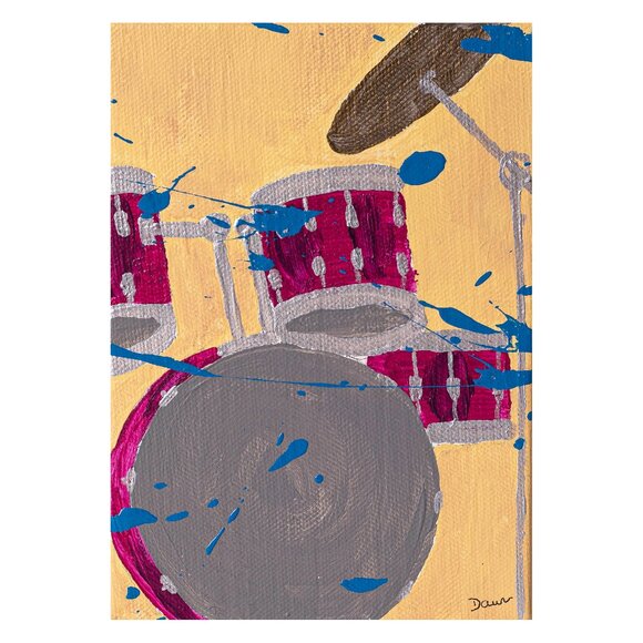 Orig Painting w/Easel 